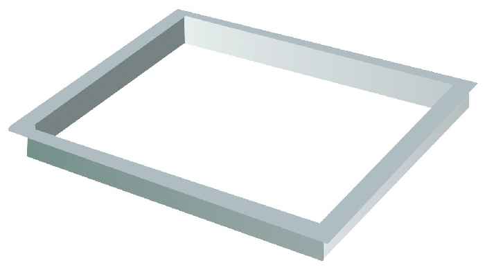Hertek Penta uP-Einbaurahmen (für Penta Nebenbedienteile) - Art. BIC270