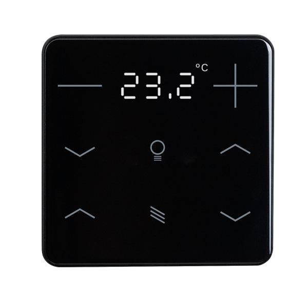 Elsner Elektronik Gebäudeautomation Taster KNX eTR 208 Light/Sunblind, Tiefschwarz RAL 9005 - Art. 71192