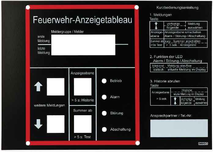 Hertek FAT3000-Platine (zum Einbau in Feuerwehrinfocenter) - Art. BWP402