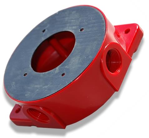 NSC Sicherheitstechnik Zusatz-Montagesockel - rot - Art. B07164-00