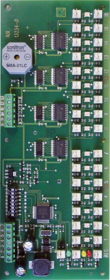ABI-Sicherheitssysteme LED-Tableau-Ansteuerbaugruppe - Einbauausführung für Gehäuse LMT - Art. 13234000