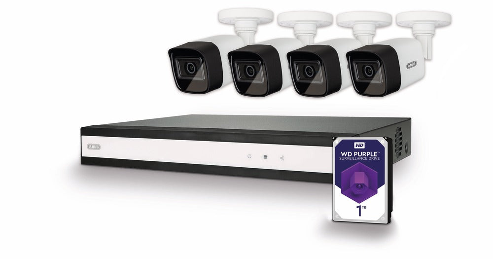ABUS ABUS TVVR33841T ABUS Analog HD Videoüberwachung 8-Kanal Hybrid Komplettset - Art. TVVR33841T