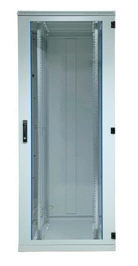 NSC Sicherheitstechnik 19" - ELA - Schrank PRO 24HE, mit Glastür - Art. S06005-24
