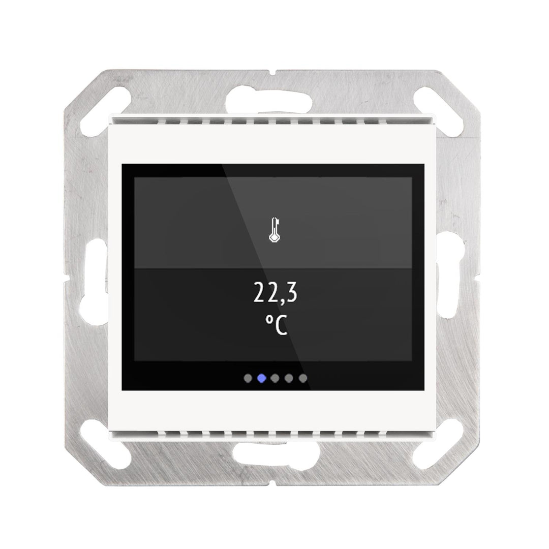 Elsner Elektronik Gebäudeautomation Raum-Controller Cala Touch KNX T, Reinweiß RAL 9010 - Art. 70800