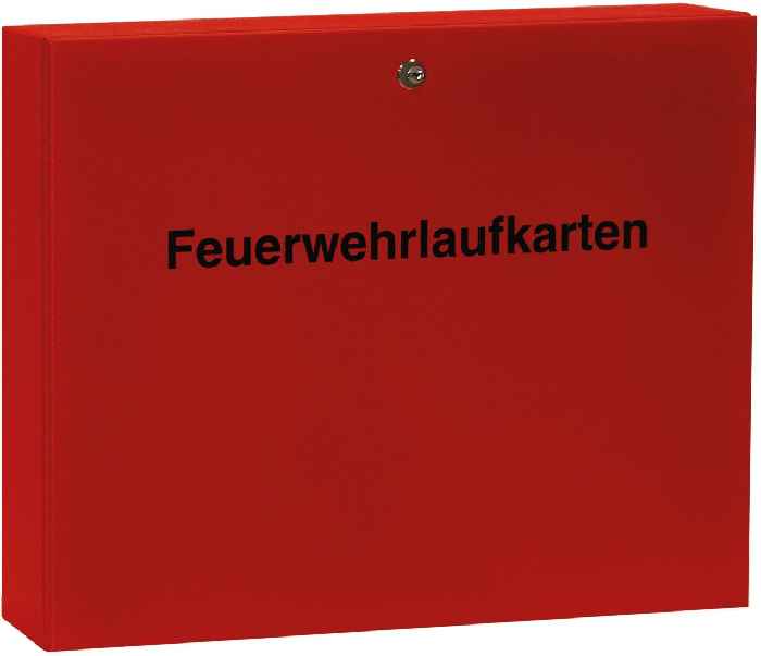 Hertek Feuerwehrlaufkartendepot A3 (für 100 Laufkarten, geschlossen, mit CL1-Schloss, Metall) - Art. BWP587