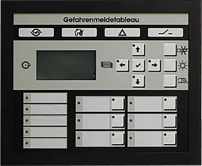 Hertek Gefahrenmeldetableau GMT4000 (graphitgrau) - Art. BWP445