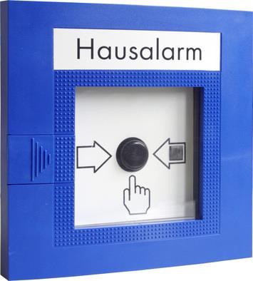 ABI-Sicherheitssysteme Hausalarm-Handtaster FMC-120 BUS - AP-Kunststoffgehäuse signalblau - Art. 21894000
