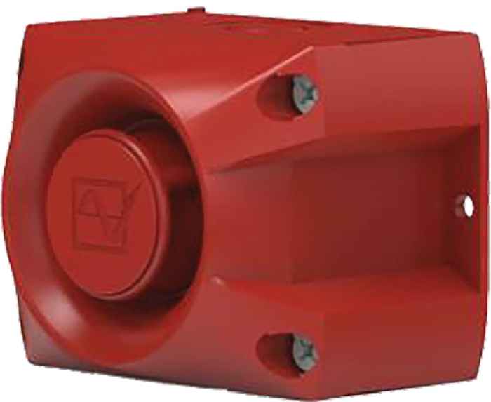 Hertek Mehrtonsirene PA 1 LV DC (rot, IP66) - Art. BRT980