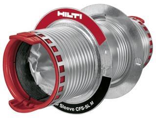 Hilti - Brandschutzsysteme HILTI CFS-SL GA Brandschutzhülse mit häufiger Nachbelegungsmöglichkeit in Massiv- und Leichtbauwänden - Art. 