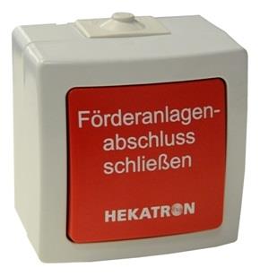 Hekatron Brandschutz Handauslösetaster für Förderanlagen - Art. 31-6200003-01-01