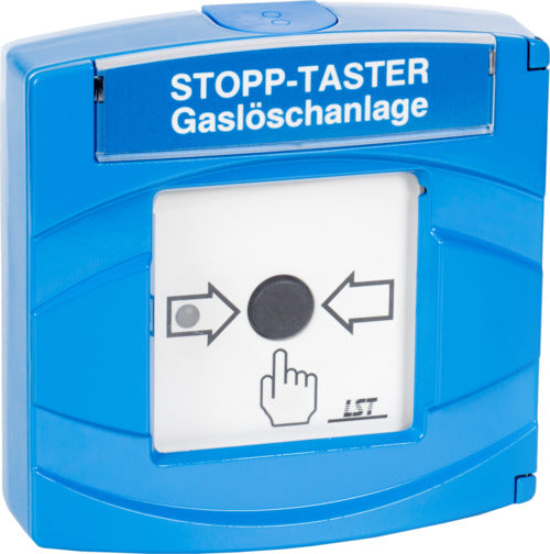 LST-MEP Brandmeldetechnik Handmelder/blau/Grenzwert/STOPP HME/5015/11/18/02 - Art. 240342