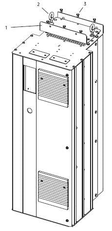 Danfoss Wetterschutz für Outdoor-Montage D2h-Gehäuse -Art. 176F6303