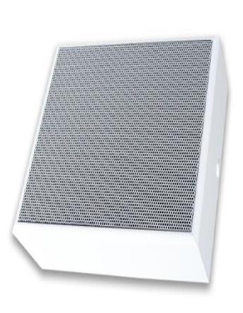 NSC Sicherheitstechnik Wand-Aufbau-Lautsprecher für Sprachalarmierung, MDF-Holzgehäuse, 10 Watt - Art. S05610-00