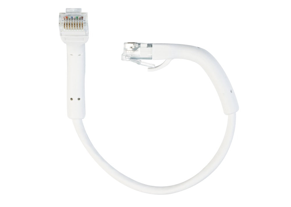 ABUS ABUS TVAC40802 0,22m CAT 6 Slim Patch Kabel U/UTP mit biegbaren Steckern - Art. TVAC40802