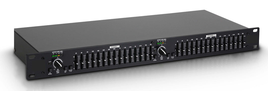 NSC Sicherheitstechnik 19" 2 x 15 Band Equalizer, 1HE - Art. S03010-00
