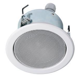 NSC Sicherheitstechnik Decken-Einbaulautsprecher für Sprachalarmierung, 130 mm, 20 Watt - Art. S05020-00
