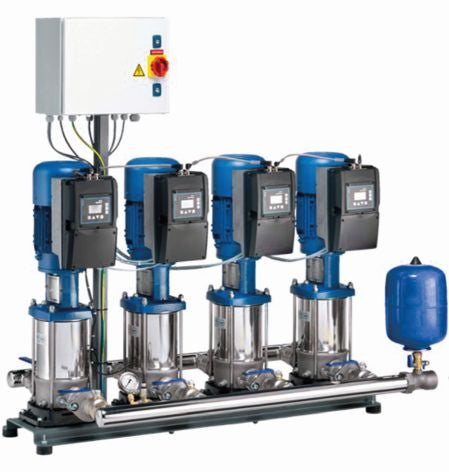 KSB Druckerh. DeltaBasic SVP 4-10/07 mit 4 Movitec 10/07, 3,00kW, Zulauf F - Art. 05166803