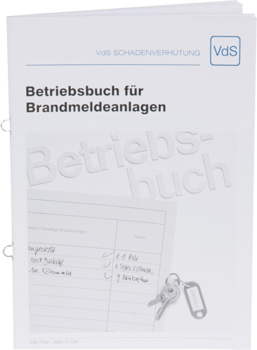 LST-MEP Brandmeldetechnik Betriebsbuch für Brandmeldeanlagen VDS-BUCH - Art. 219610