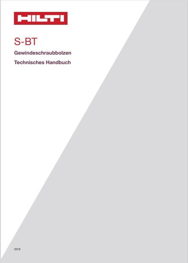 Hilti - Brandschutzsysteme Technisches Handbuch S-BT Gewindeschraubbolzen - Art. 