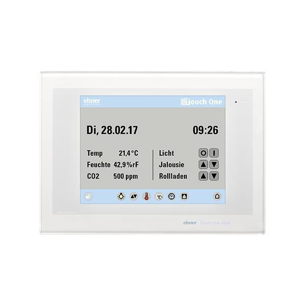 Elsner Elektronik Gebäudeautomation Touchpanel für die Raumautomation KNX Touch One Style - Art. 70197