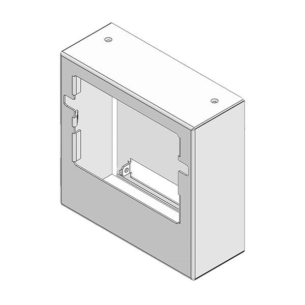 Elsner Elektronik Gebäudeautomation Aufputzgehäuse für WS1 Color, alu - Art. 60156
