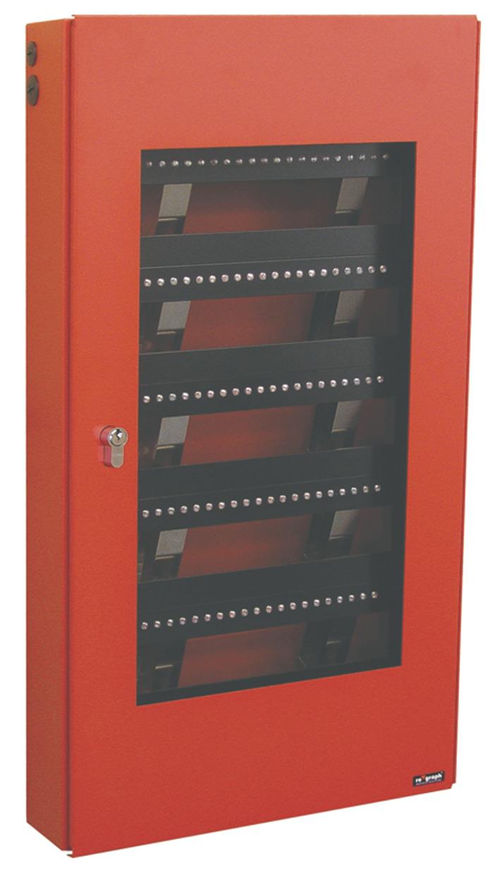 NSC Sicherheitstechnik Laufkartendepot mit optionalen LEDs, DIN A4 quer - Art. B08760-00