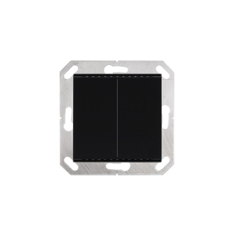 Elsner Elektronik Gebäudeautomation Taster Cala KNX M2-T, Tiefschwarz RAL 9005 - Art. 70872