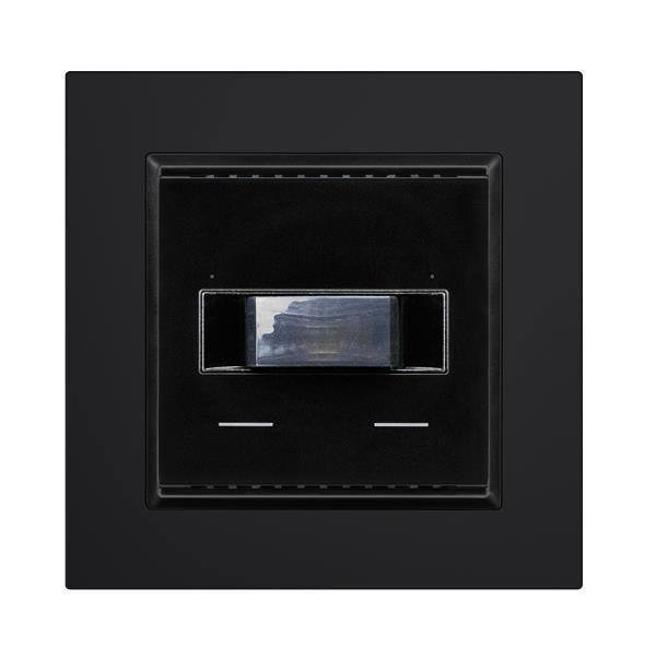 Elsner Elektronik Gebäudeautomation Präsenz-, Helligkeits- und Temperatursensor KNX T-L-Pr-UP Touch CH, Tiefschwarz RAL 9005 - Art. 70853