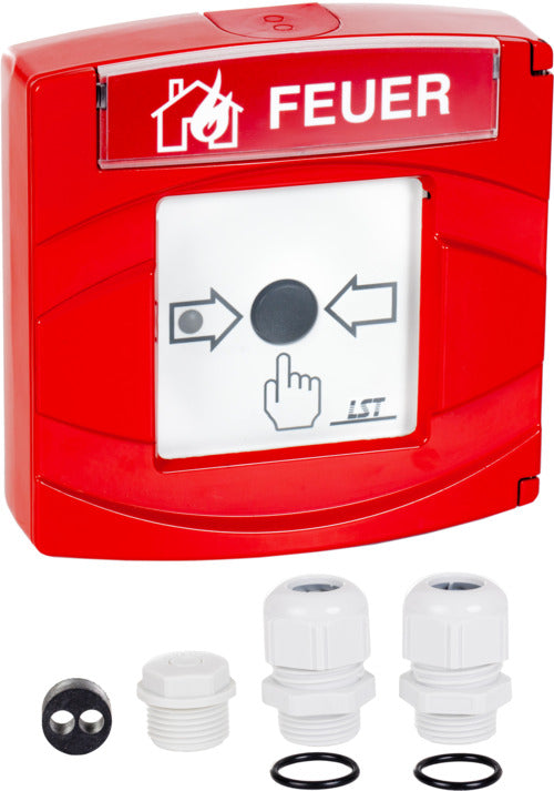 LST-MEP Brandmeldetechnik Handmelder/rot/200AP/FEUER HME/3000/25/52/02/IP65 - Art. 240118