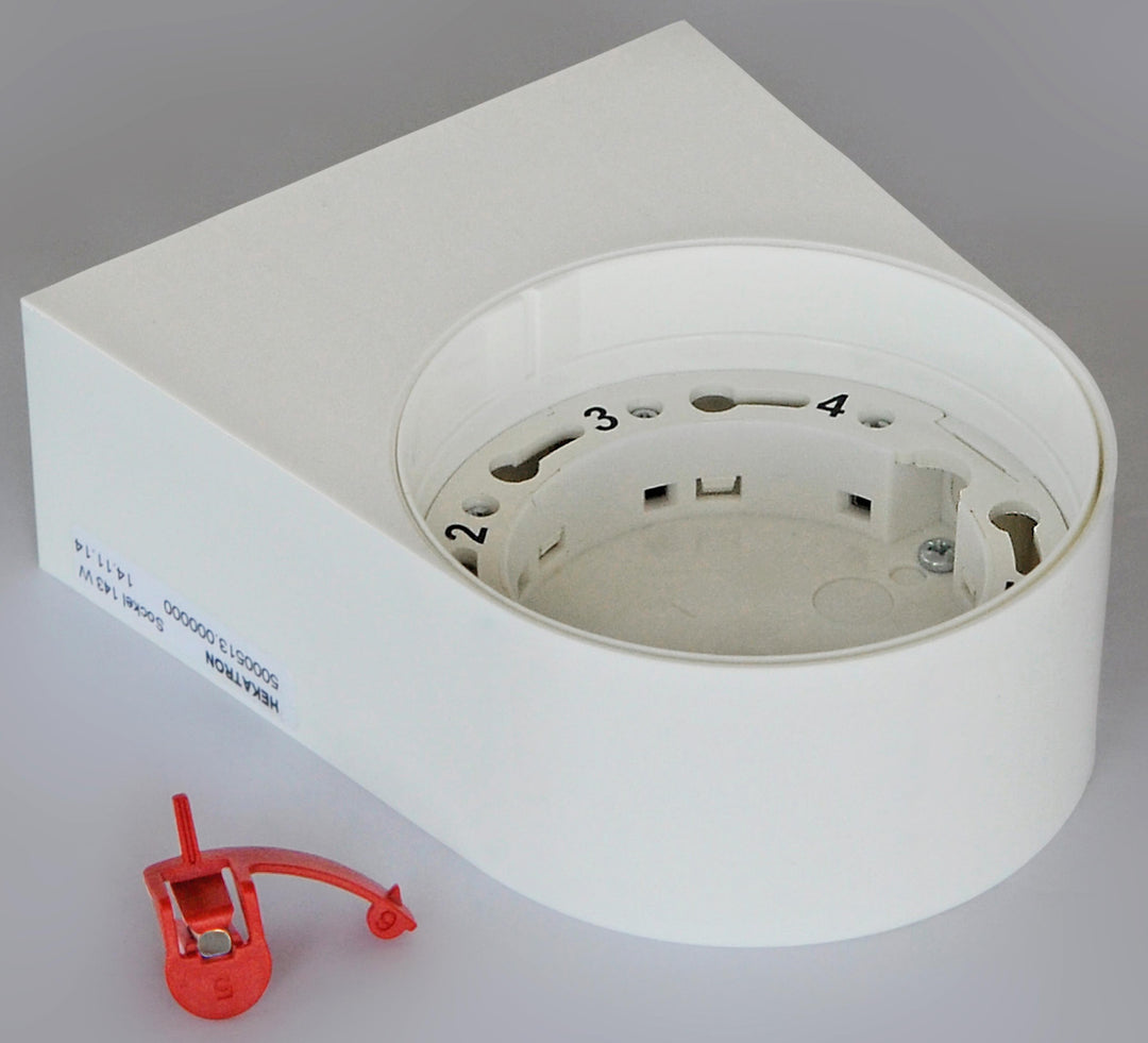 Hekatron Brandschutz Sockel für Wand- / Sturzmontage 143 W - Art. 5 000 513