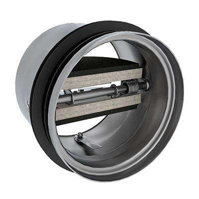 Bartholomäus Brandschutzklappe Typ EAV DN 100 Ø 98 mm, L 79 mm - Art. EAV100
