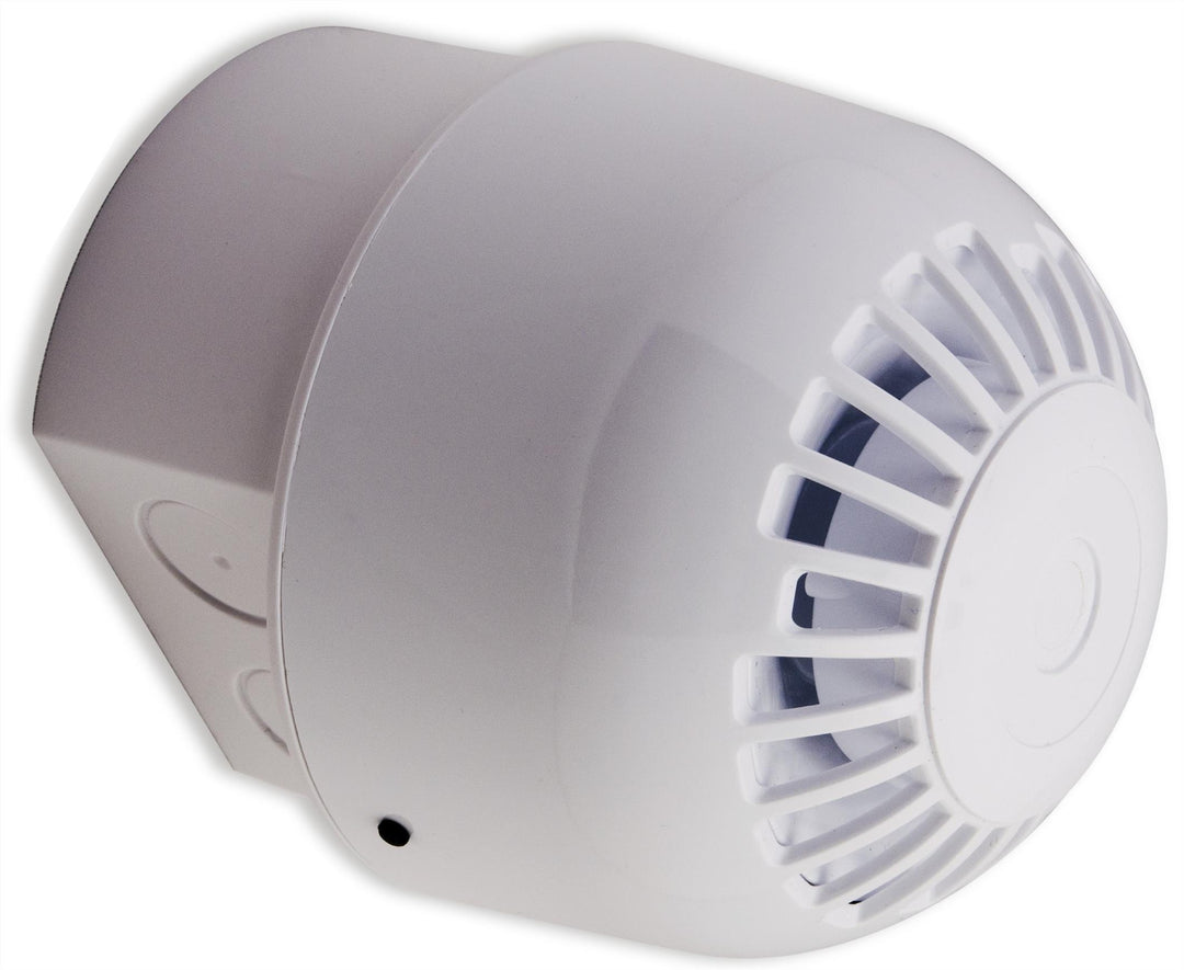 Hekatron Brandschutz Akustischer Signalgeber weiß, konventionell Sockel tief - Art. 30-6300014-04-02