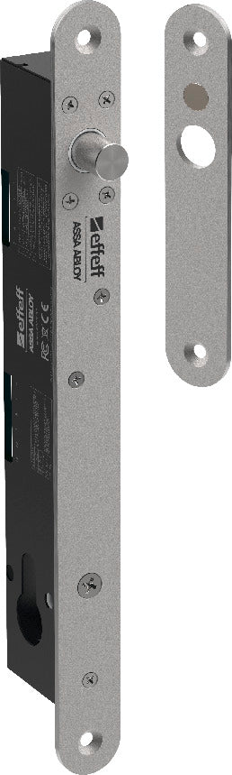 ASSA ABLOY Sicherheitstechnik effeff Türriegel 843-1 ZY Arbeitsstrom; für Euro-Profilzylinder; 12/24 V - Art. effeff 843ZY-1