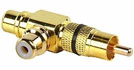 NSC Sicherheitstechnik Cinch-Adapter, Kennzeichnung rot - Art. S06205-00