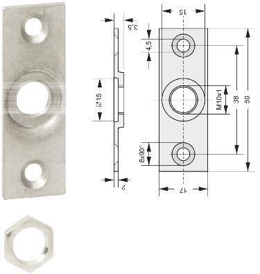 ABI-Sicherheitssysteme Aufbau-Montagesatz - für VdS-Aufdruckbolzen "Standard" - Art. 21704