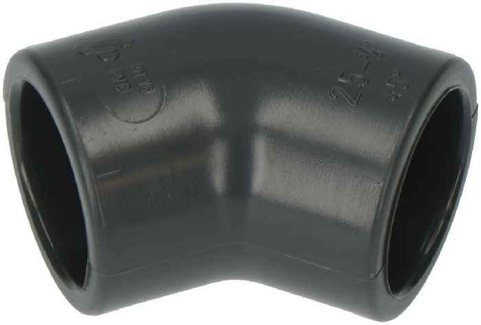 Hertek PVC - Winkel (45 Grad, 25mm) - Art. BAS832