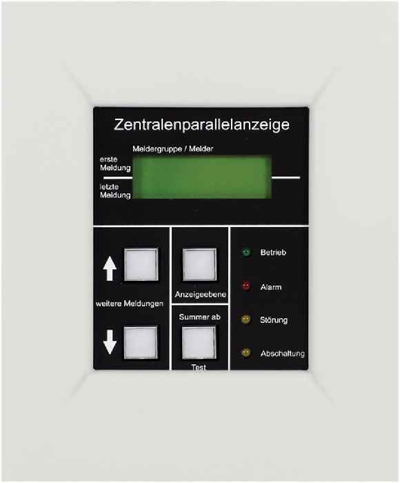 Hertek Zentralenparallelanzeige ZPA3000 (lichtgrau) - Art. BWP441.1