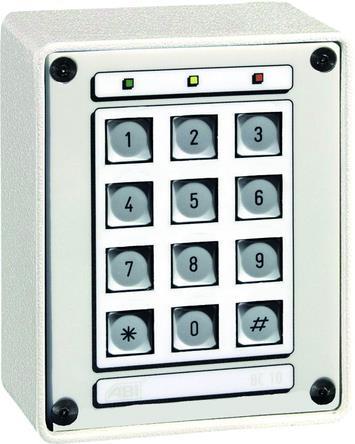 ABI-Sicherheitssysteme Code-Eingabeeinrichtung BC 630 - Metall-Ausführung, AP, weiß - Art. 41636061