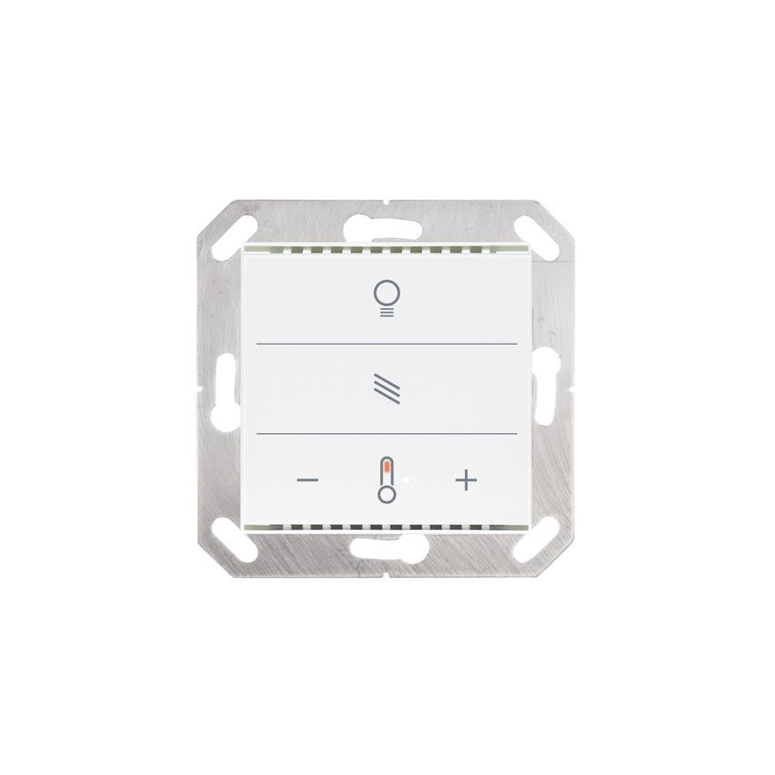 Elsner Elektronik Gebäudeautomation Taster Cala KNX MultiTouch T Light/Sunblind, Reinweiß RAL 9010 - Art. 70890