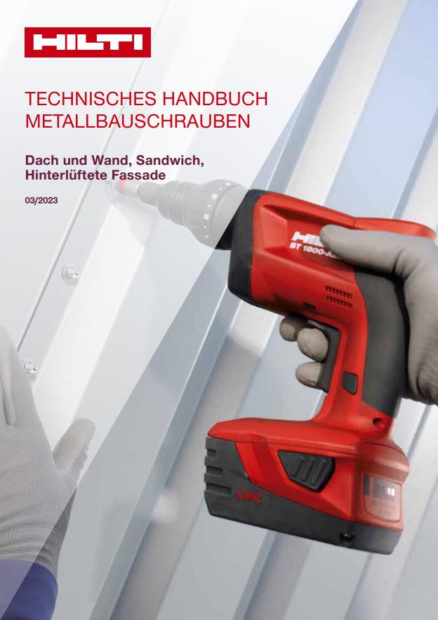 Hilti - Brandschutzsysteme Technisches Handbuch Metallbauschrauben Dach/Wand, Sandwich, Hinterlüftete Fassade - Art. 