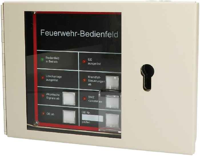 Hertek Feuerwehr-Bedienfeld FBF2003 (seriell, RS485) - Art. BWP410.1