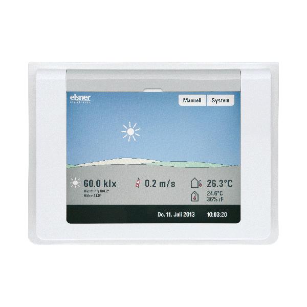 Elsner Elektronik Gebäudeautomation Steuerung WS1000 Color-10 weiß, 10 Antriebs-Ausgänge (230 V AC) - Art. 60124