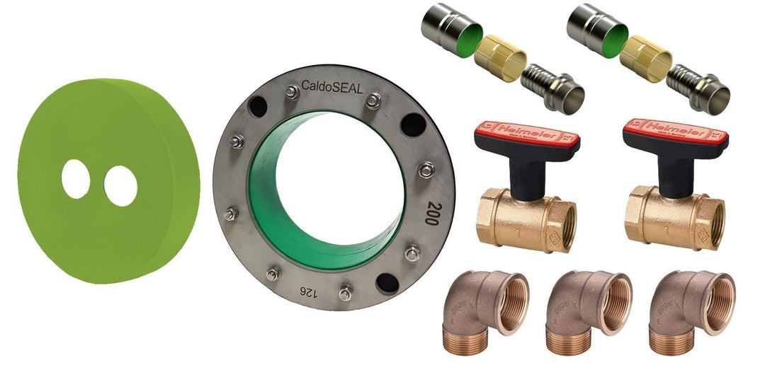 ENERPIPE Pressanschlussset PRO NDW30 32+32/126 double -Art. 119005113
