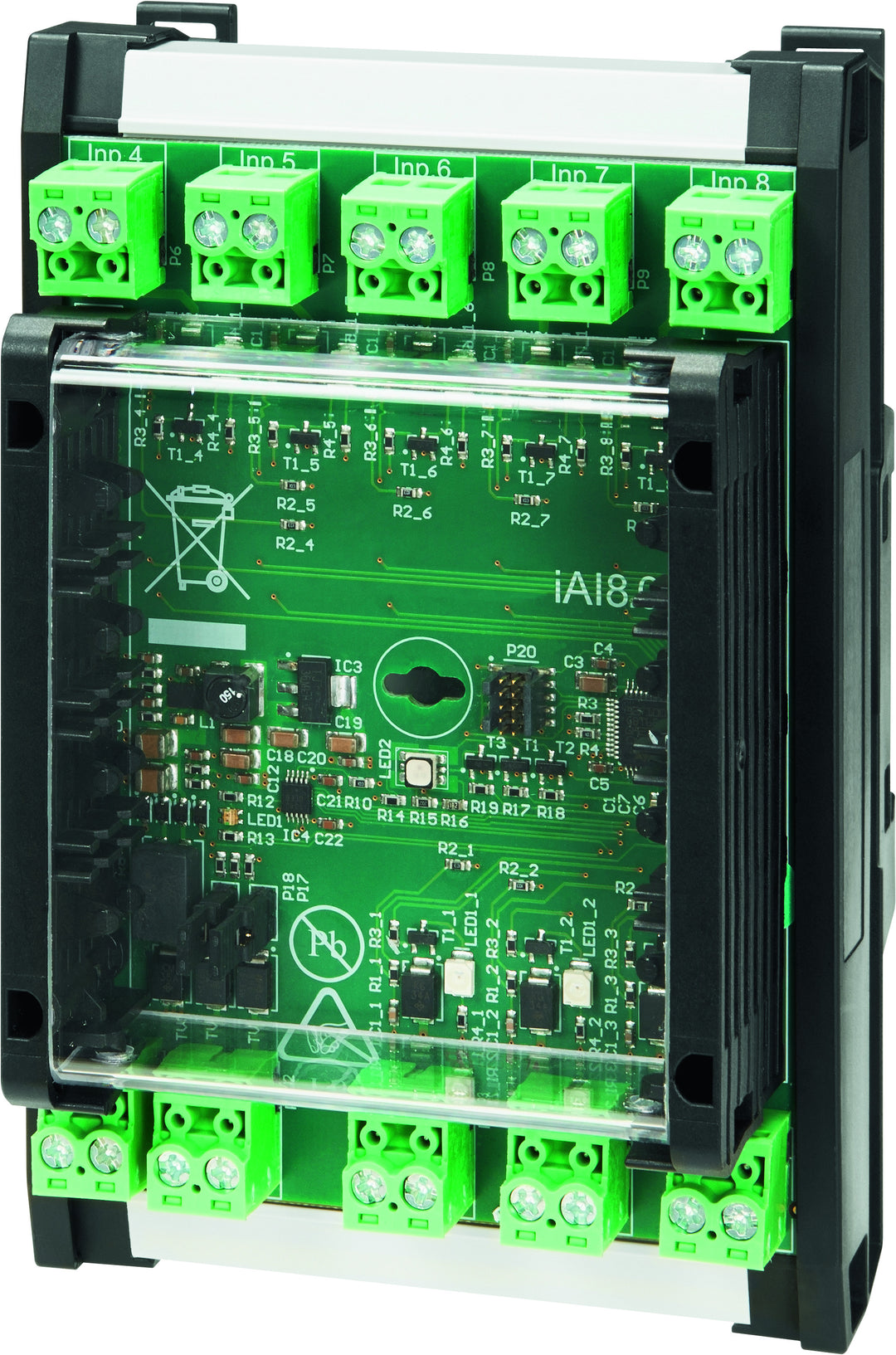 ASSA ABLOY Sicherheitstechnik Zutrittskontrollzentrale Eingangsmodul 8-fach - Art. 435-32EIN1---00