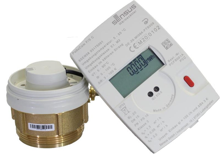 Sensus Kompaktkältezähler WMZ MK PolluCom F/S C Qp 0,6 B DN15 AG M60x2 PN16 45/5,2