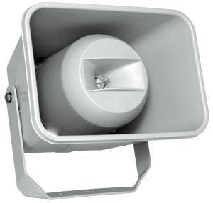 NSC Sicherheitstechnik 2-Wege Druckkammerlautsprecher [Musikhorn] für Sprachalarmierung, 50 Watt - Art. S05280-50