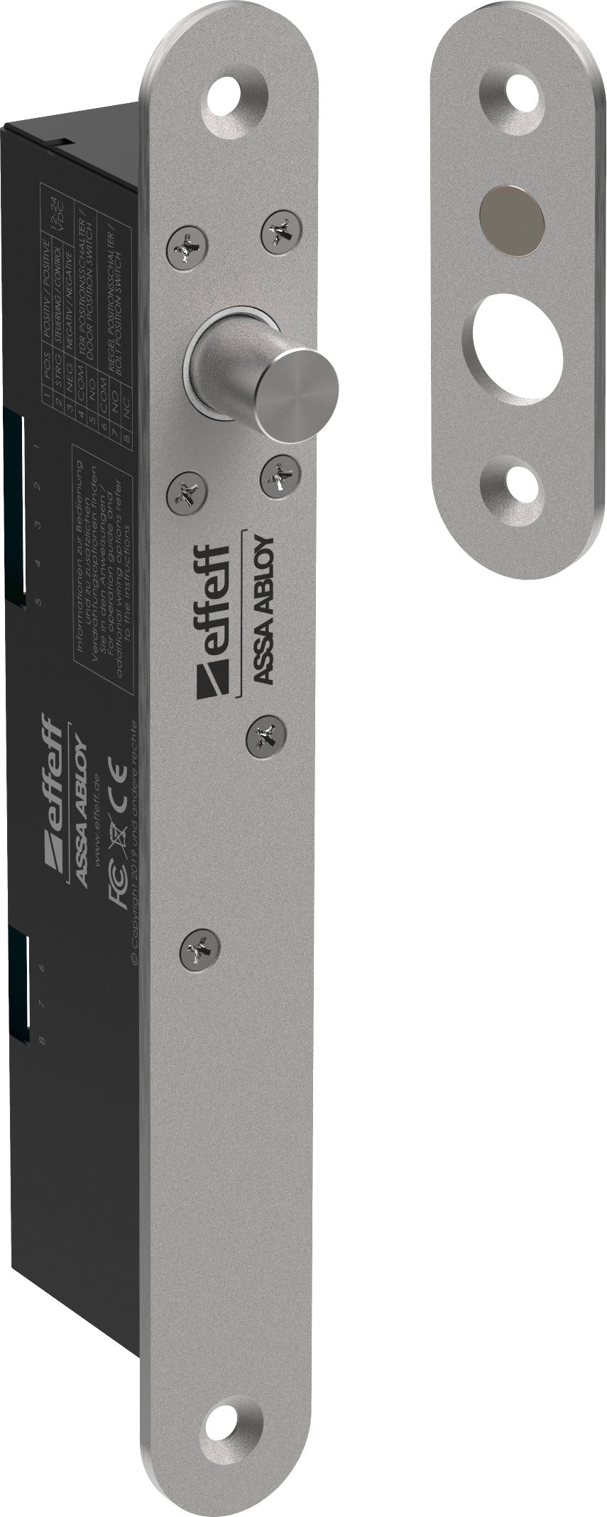 ASSA ABLOY Sicherheitstechnik effeff Türriegel 843-1 - Art. effeff 843-1