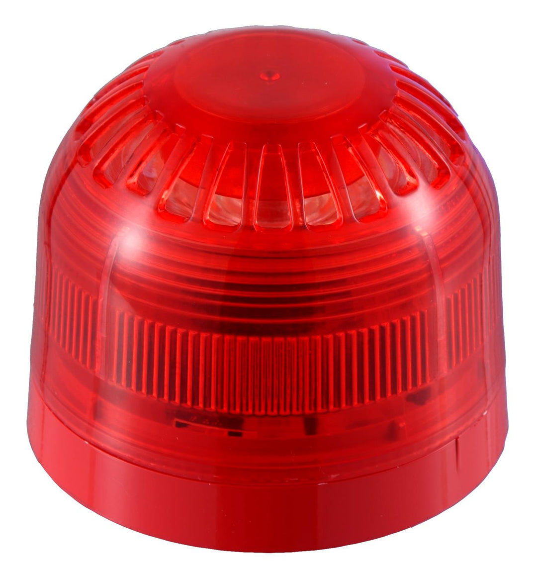 NSC Sicherheitstechnik Optisch-/ akustische Kombination "Sonos" - rot / rot - Art. B07310-00