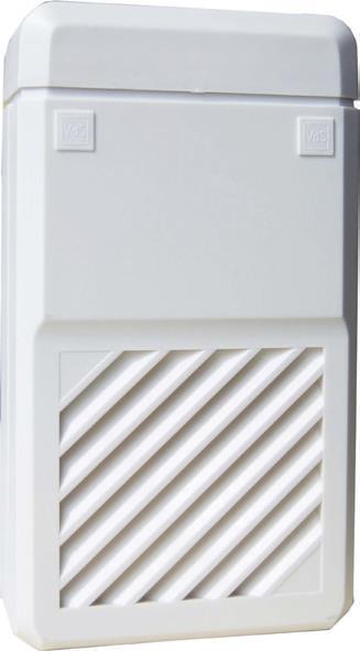 ABI-Sicherheitssysteme Akustischer Extern-Signalgeber m. Tong. - Kunststoffgehäuse, weiß - Art. 31600420