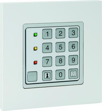 ABI-Sicherheitssysteme Code-/ ID-Eingabeeinrichtung BC 650 - Siedle-Ausführung weiß - Art. 416520WS